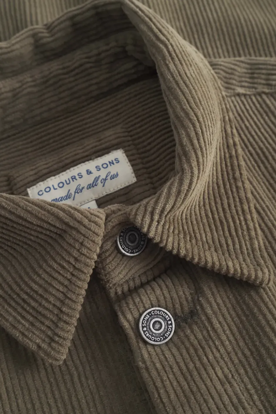 Jacken*Colours & Sons Worker Jacket Cord - Olive