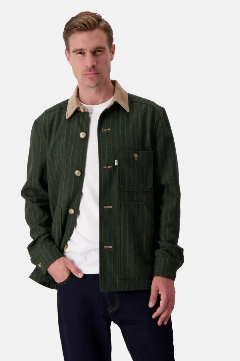 Jacken*Colours & Sons Worker Jacket - Yucca Stripes