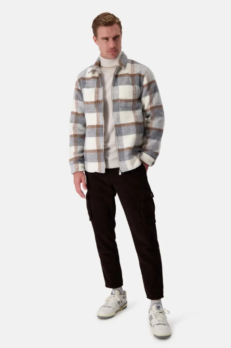 Jacken*Colours & Sons Worker Jacket-Zipped - Desert Check