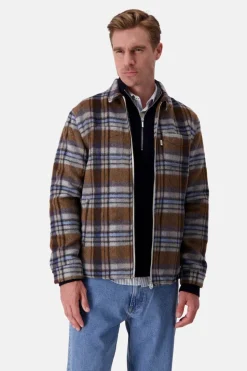Jacken*Colours & Sons Worker Jacket-Zipped - Tobacco Check