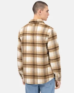 Jacken*Colours & Sons Worker Jacket-Zipped - Tobacco Check