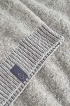 Pullover*Colours & Sons Zip Strickjacke-Bouclé - Silver